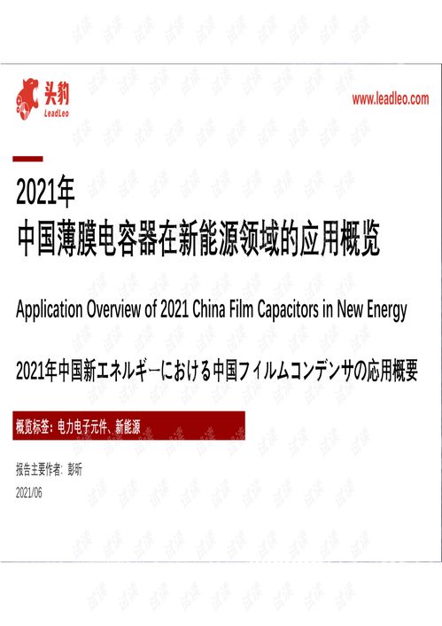 2021年中国薄膜电容器在新能源领域的应用概览.pdf